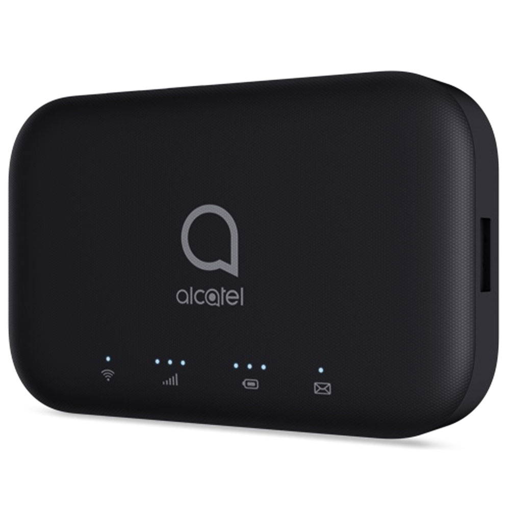 Alcatel Linkzone 2 | T-Mobile Unlocked Mobile Hotspot | Battery Pack Support | Dual-Band WiFi 2.4GHz/5GHz | USB-Type C Interface | 4400mAh Li-Ion Removable Battery - Black