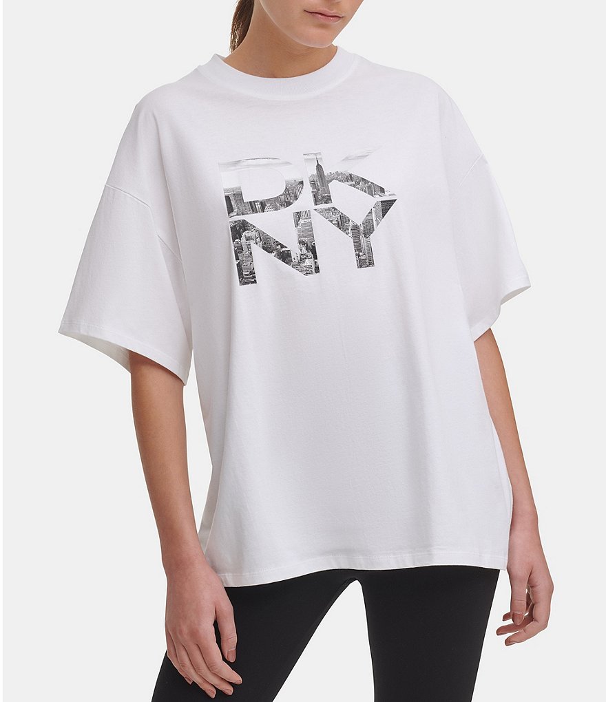 Karen Kane Short Sleeve Tie-Dye Hoodie