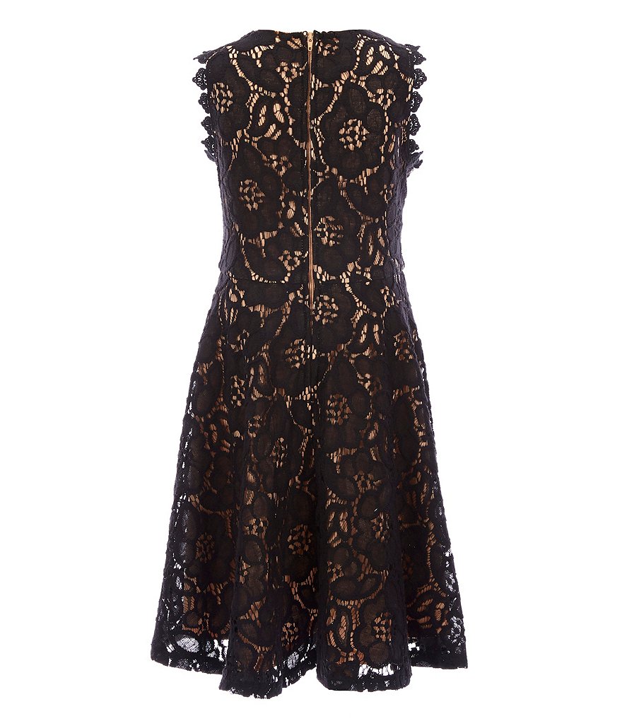 Rare Editions Big Girls 7-16 Tie-Dye Pleated Chiffon Maxi Dress