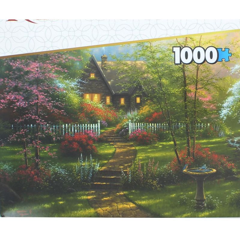 The Canadian Group Set of 2 Keepsakes 1000 Piece Jigsaw Puzzles | Colorful Cottages
