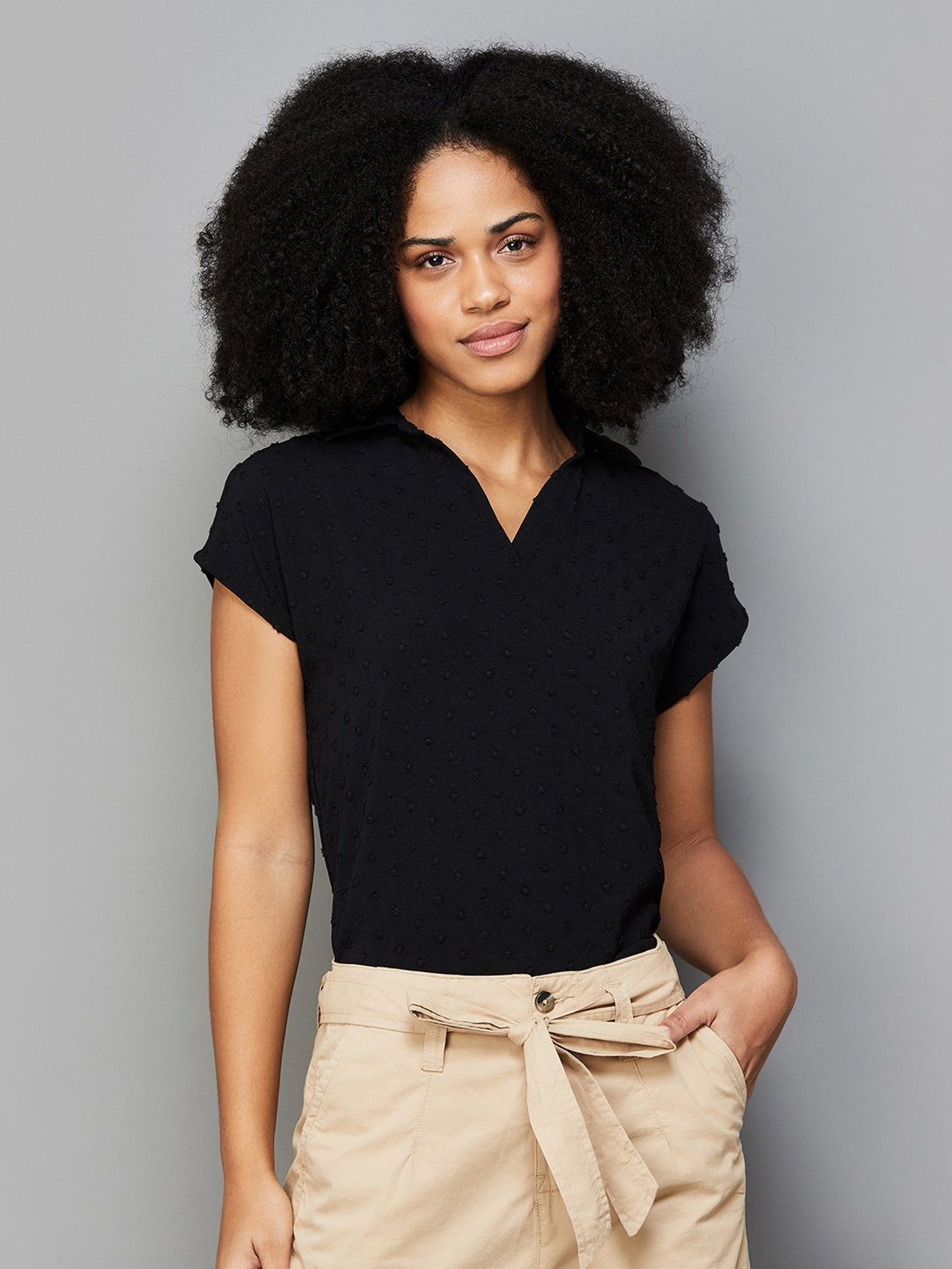 Fame Forever by Lifestyle Black Self Design Top