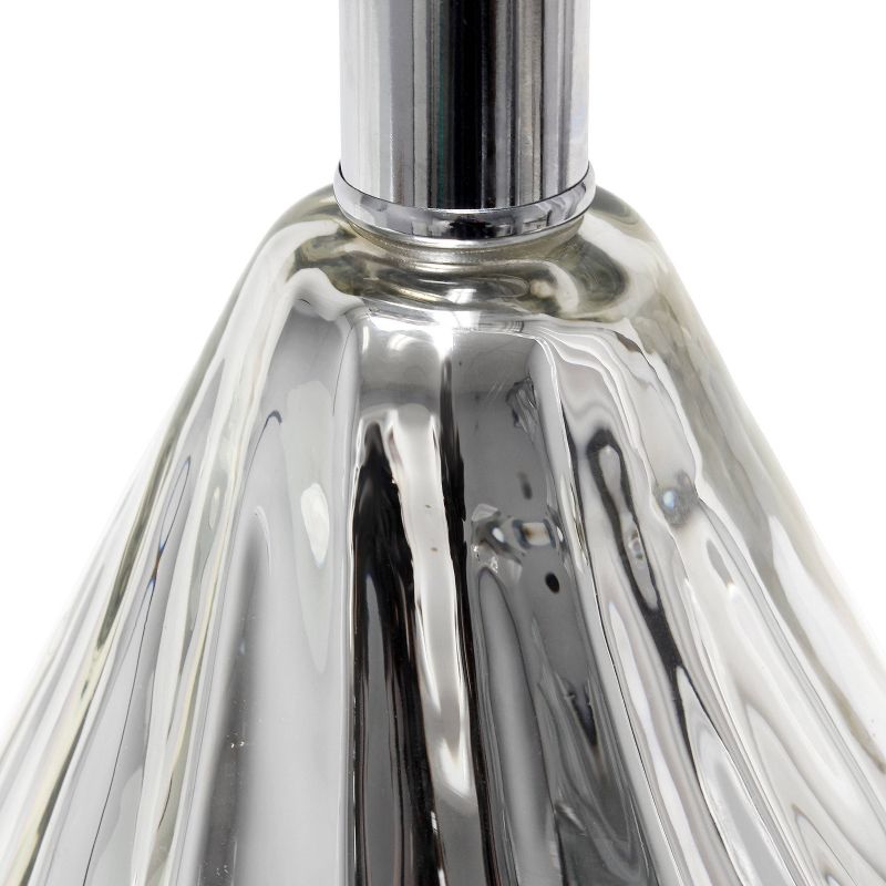 Kissy Pear Table Lamp with Fabric Shade White - Lalia Home