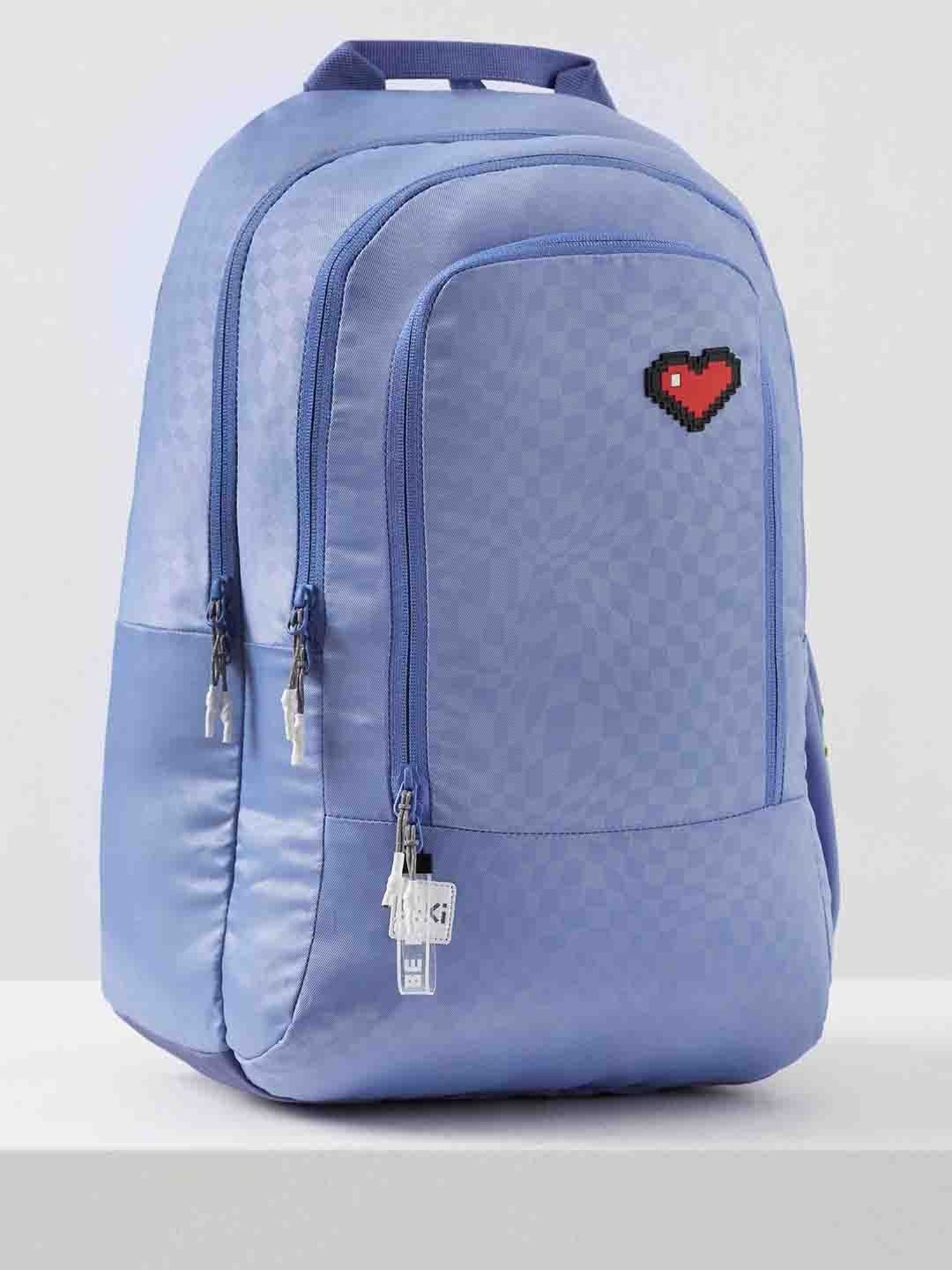 Wiki Back to School 2 Purple Polyester Printed Backpack - 32 Ltrs