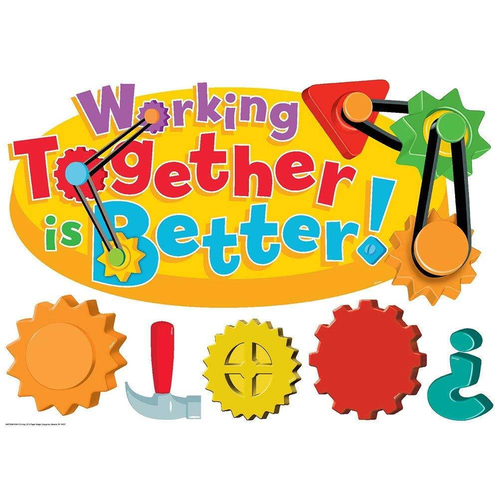 Eureka Mickey Mouse Clubhouse Working Together is Better Bulletin Board Set