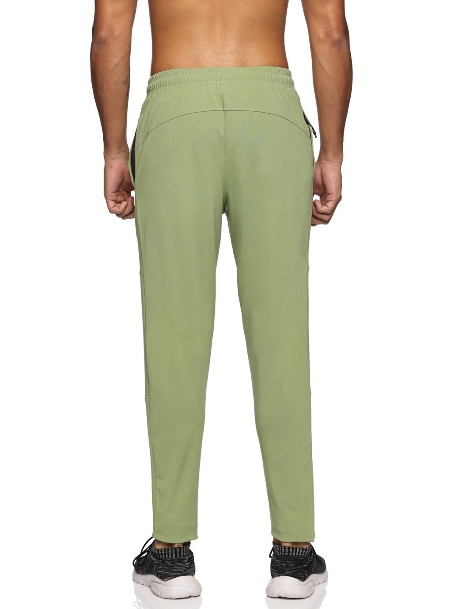 DOMIN8 Green Slim Fit Trackpants