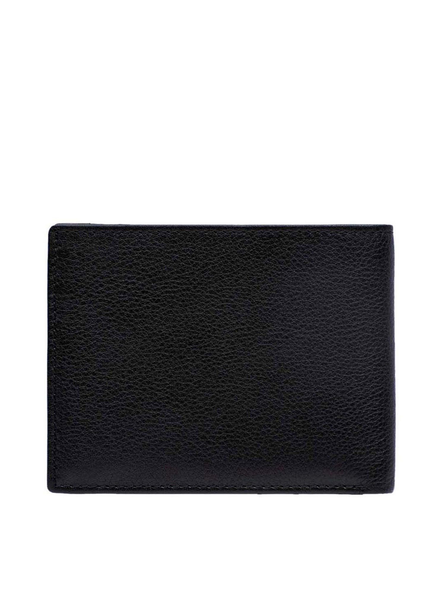 Mai Soli Black & Yellow Leather Bi-Fold Wallet & Card Holder Gift Set