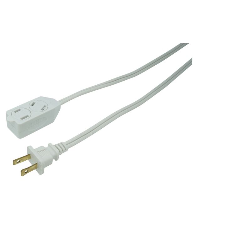 White 9' Indoor Extension Cord