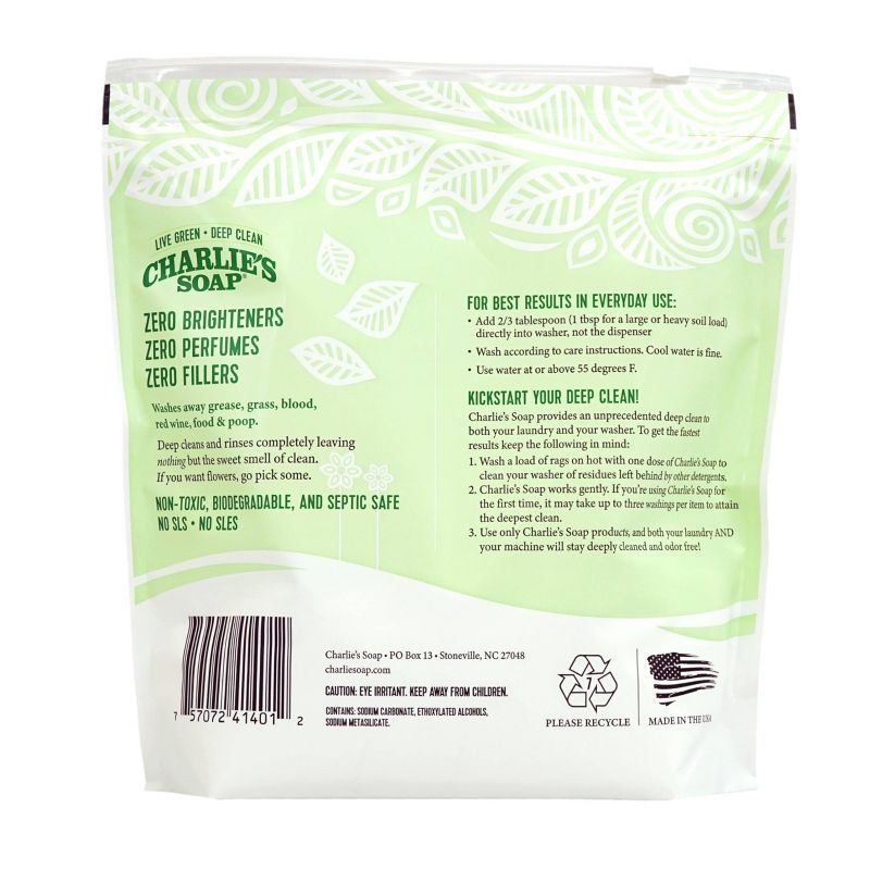 Charlie's Soap Powder Laundry Detergent - 128oz