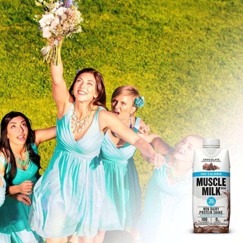 Muscle Milk Non-Dairy Protein Shake - Chocolate - 4pk/44 fl oz