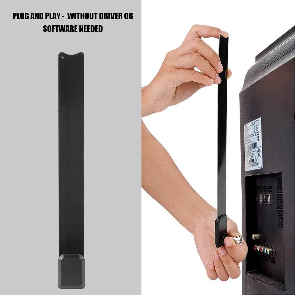 Zerone Clear TV Key Digital Indoor Antenna 480p-1080p HD TV Signal Antenna 100 with Free TV Channels