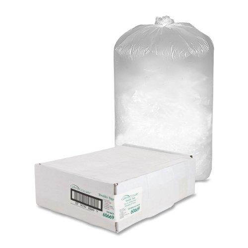 Shredder Bags 12 Microns 28"x22"x48" 56 Gal 100/PK White