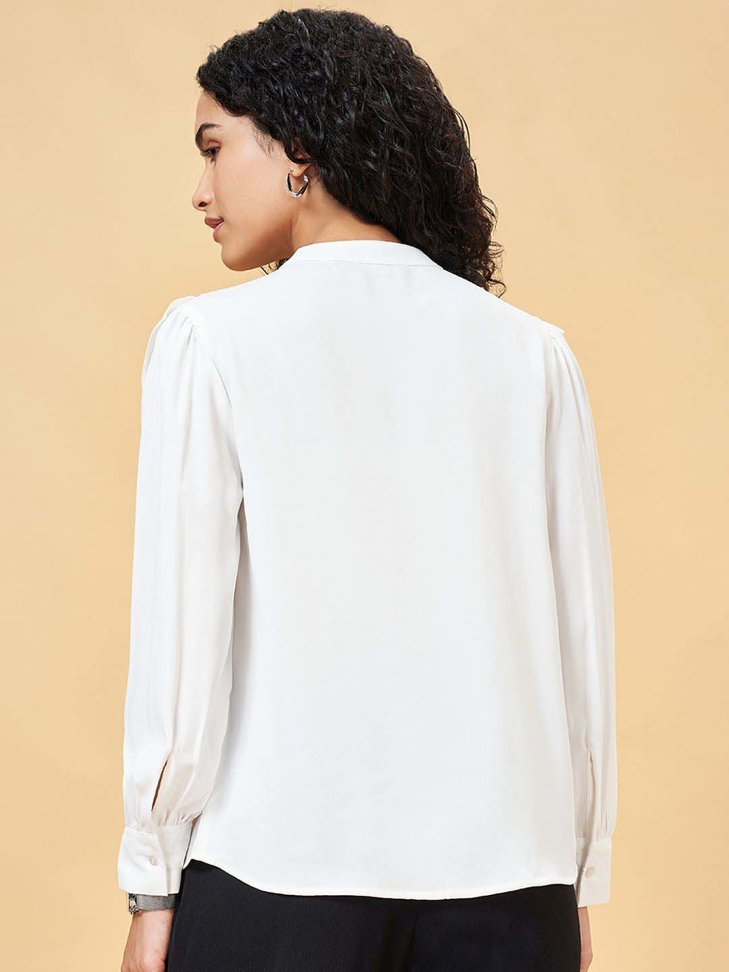 Annabelle by Pantaloons White Plain Top