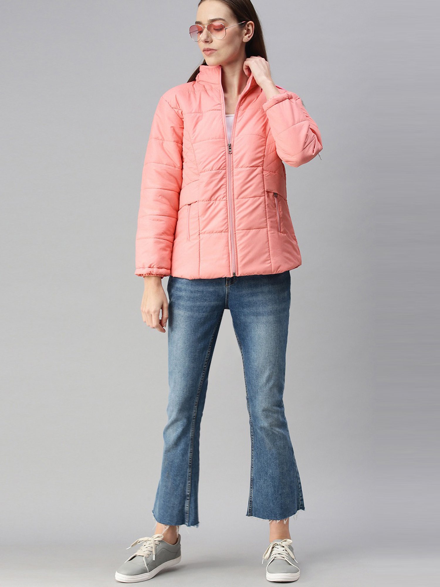 VOXATI Orange Regular Fit Jacket