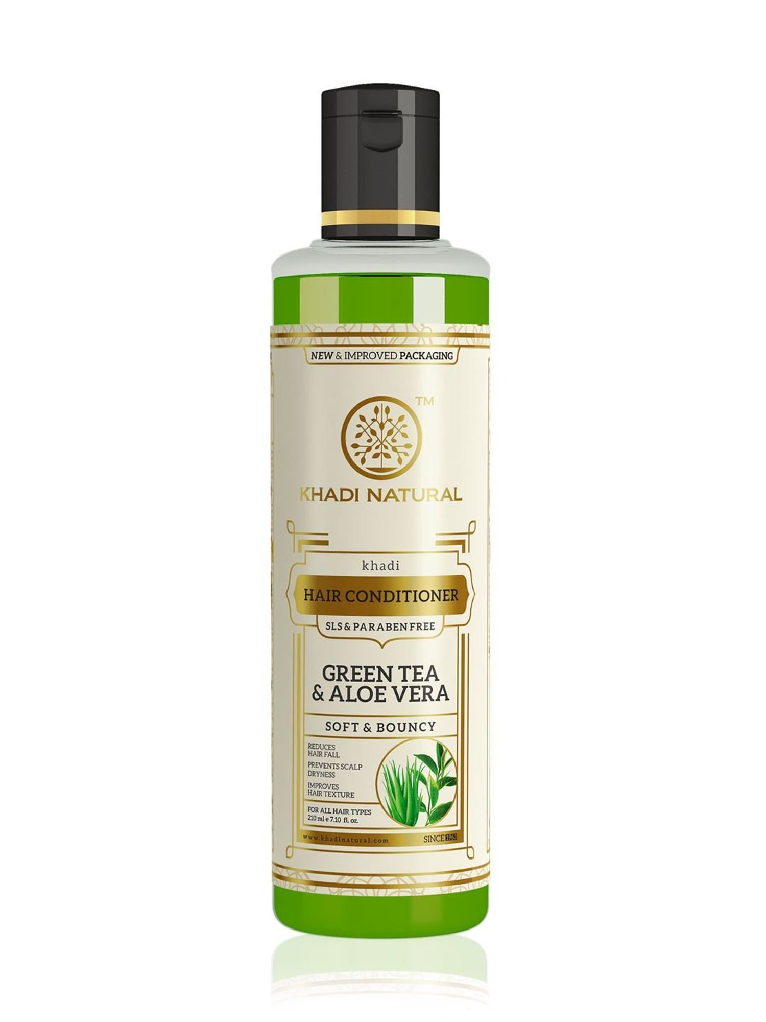 Khadi Natural Green Tea & Aloe Vera Hair Conditioner - 210 ml