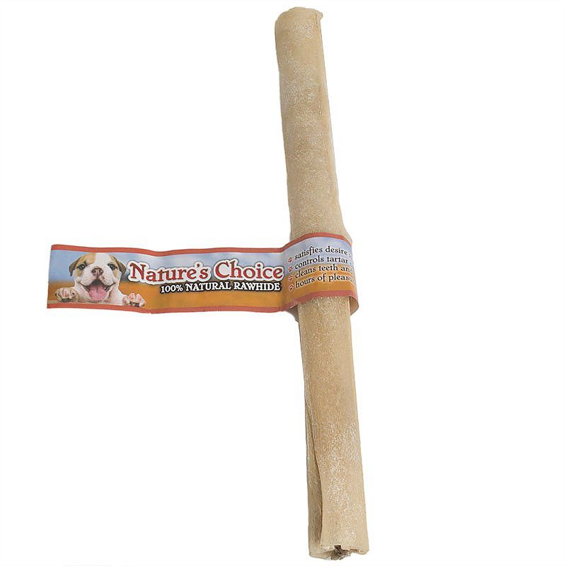 Loving Pets 10 Inch x 20mm Nature's Choice Pressed Rawhide Stick
