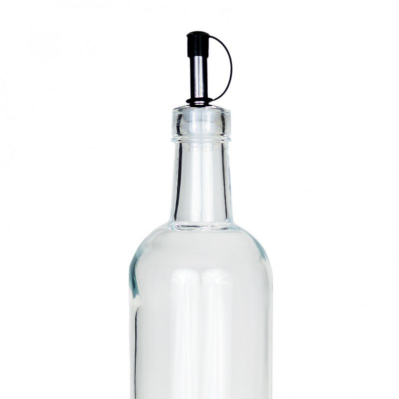 Amici Home Fortuna Oil Bottle with Pourer, Set of 2, 18oz