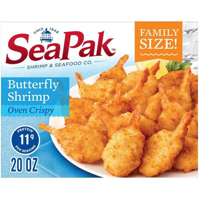 SeaPak Butterfly Shrimp with Crispy Breading - Frozen - 20oz