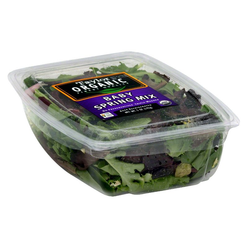 Taylor Farms Organic Baby Spring Mix - 5oz Package