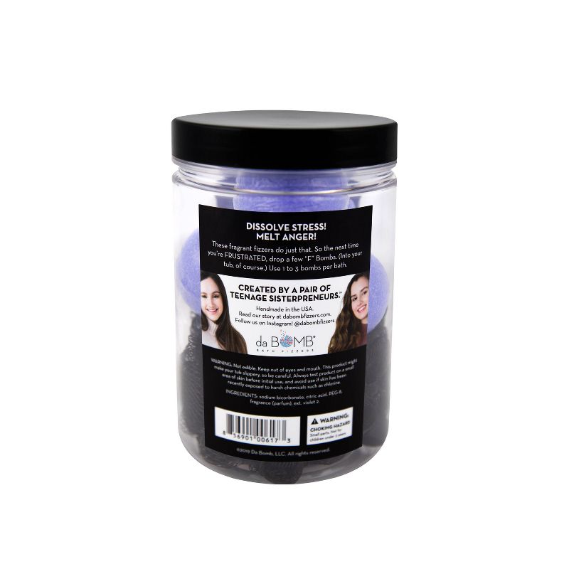 Da Bomb Bath Fizzers "F" Bath Bomb Jar - 12oz