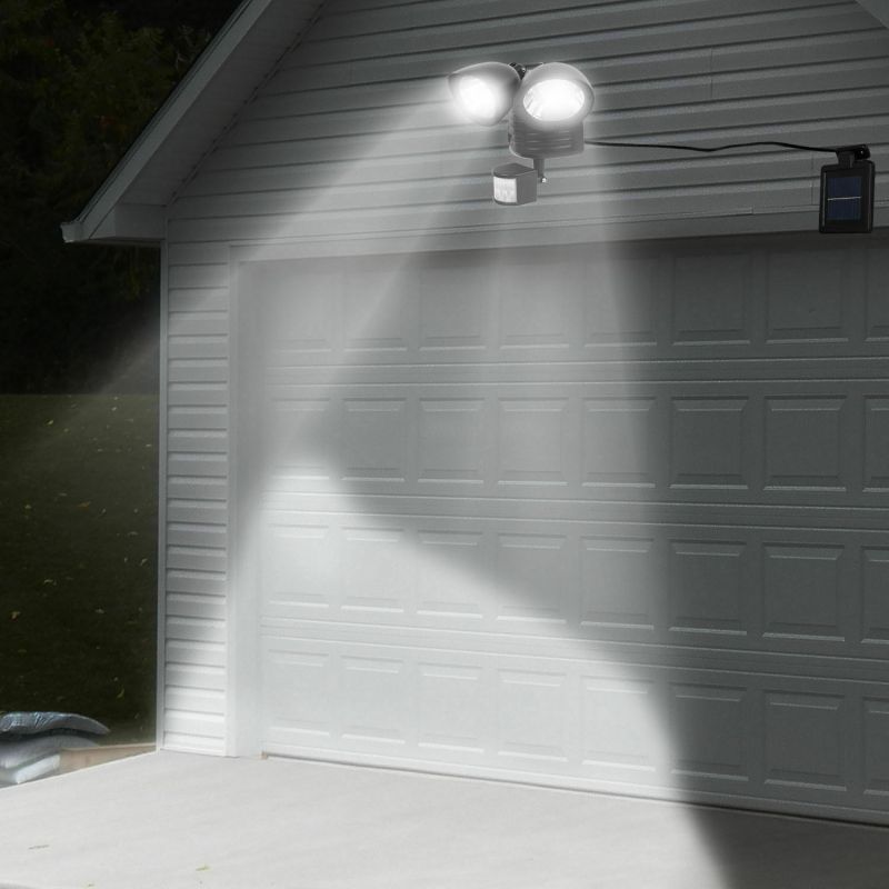 22 LED Dual Security Detector Solar Spot Light Motion Sensor Outdoor Floodlight