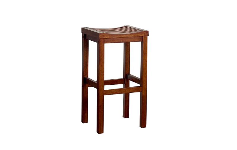 Saddle Seat 29" Barstool Hardwood/Oak- Home Styles