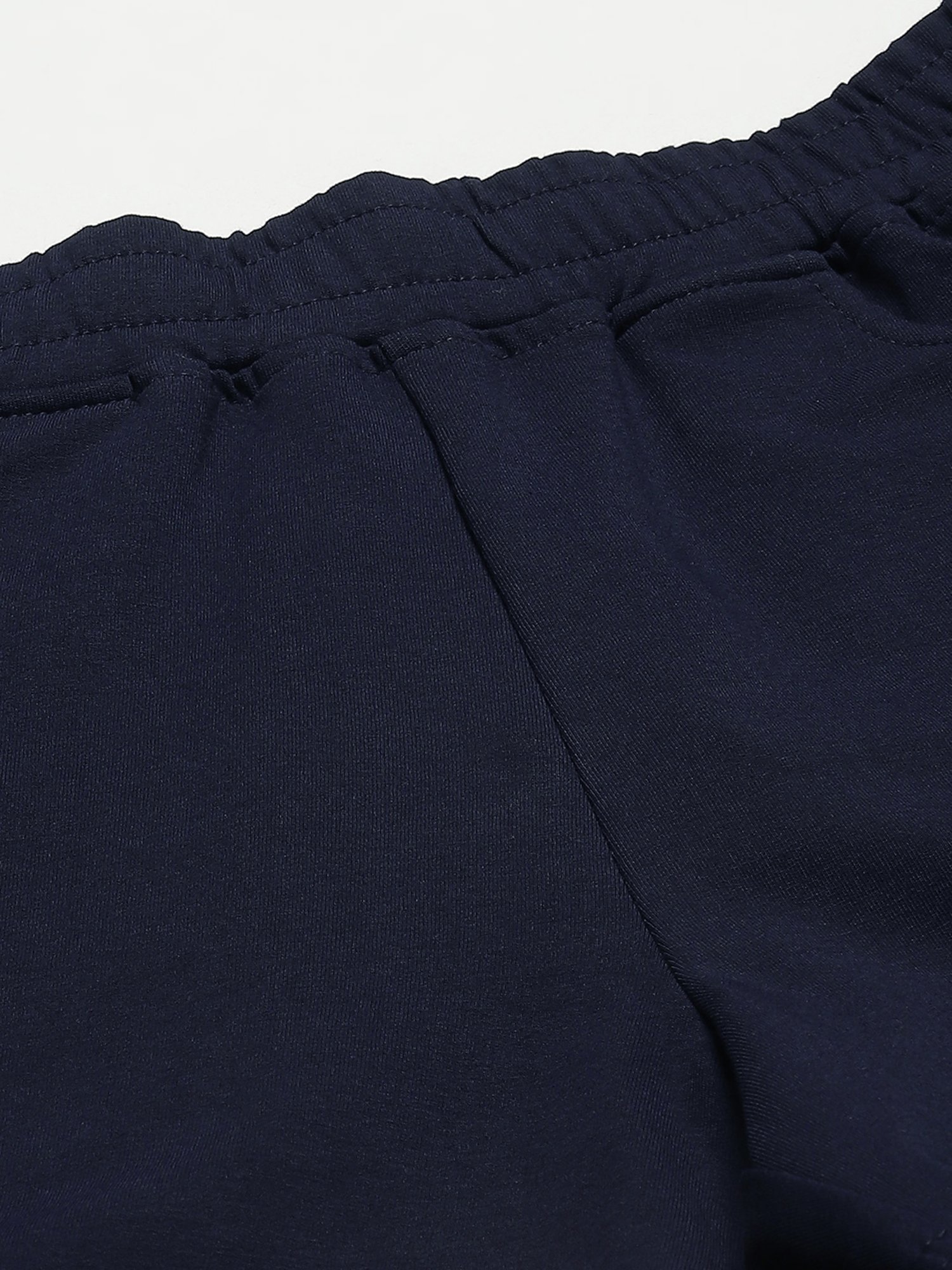 BRINNS Navy Regular Fit Mid Rise Shorts