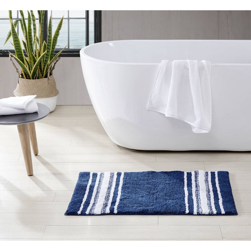 2pc Auburn Bath Rug Set Blue - ED Ellen DeGeneres