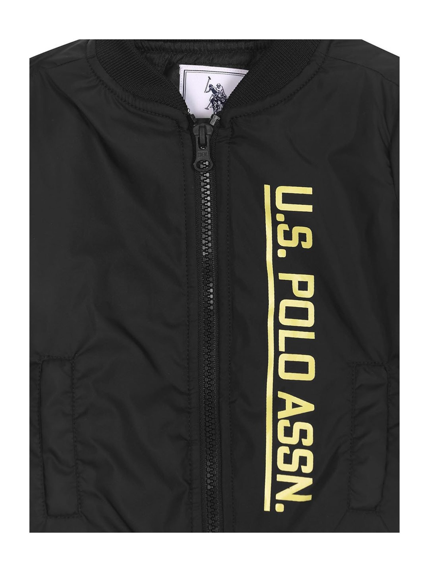 Allen Solly Junior Navy & Green Color Block Full Sleeves Jacket