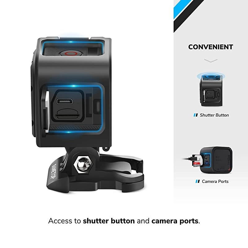 Frame Mount Housing Case Compatible with GoPro Hero 5 Session Hero 4 Session Hero Session Cameras