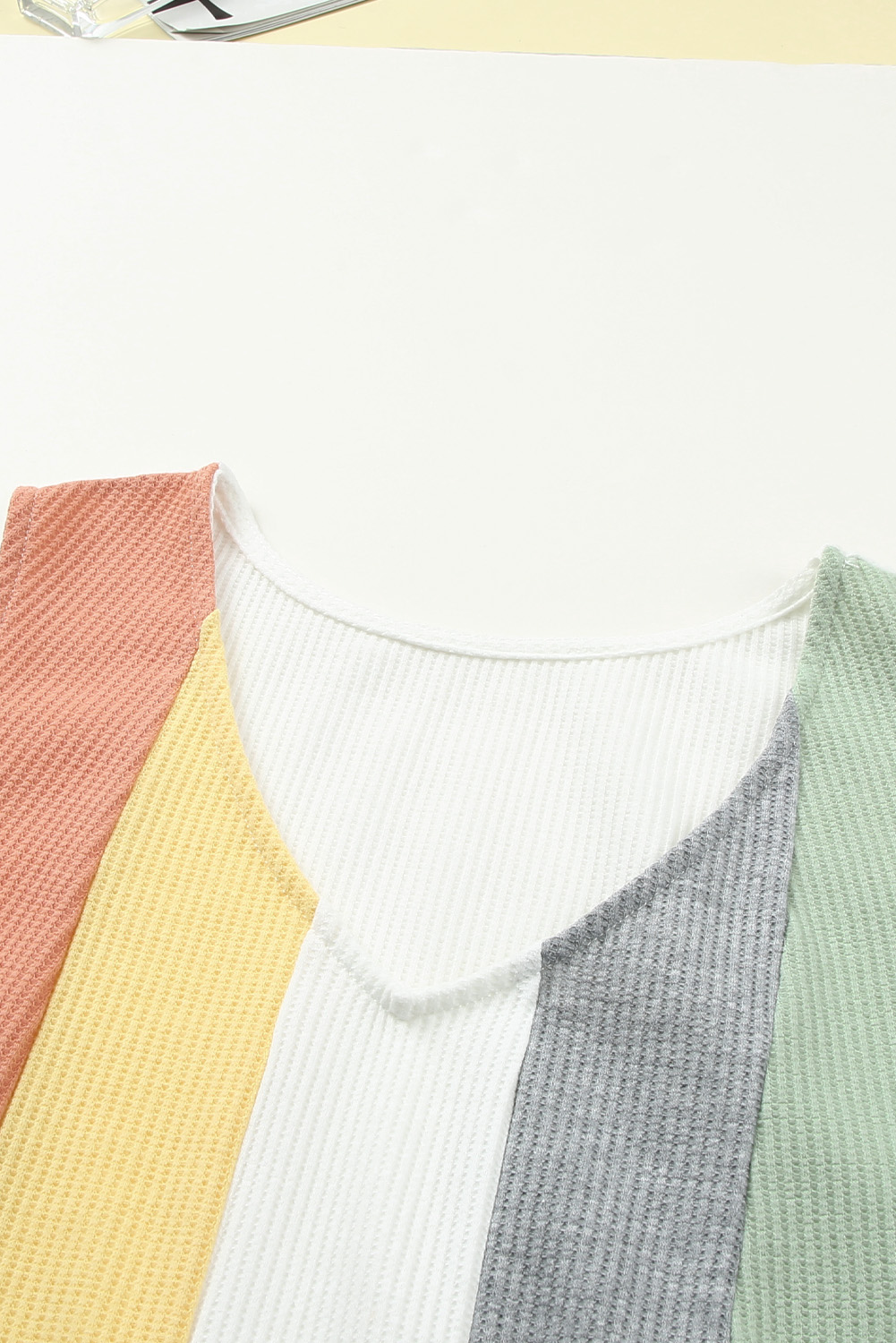 Gibson & Latimer Jewel Neck Basic Stripe Tee