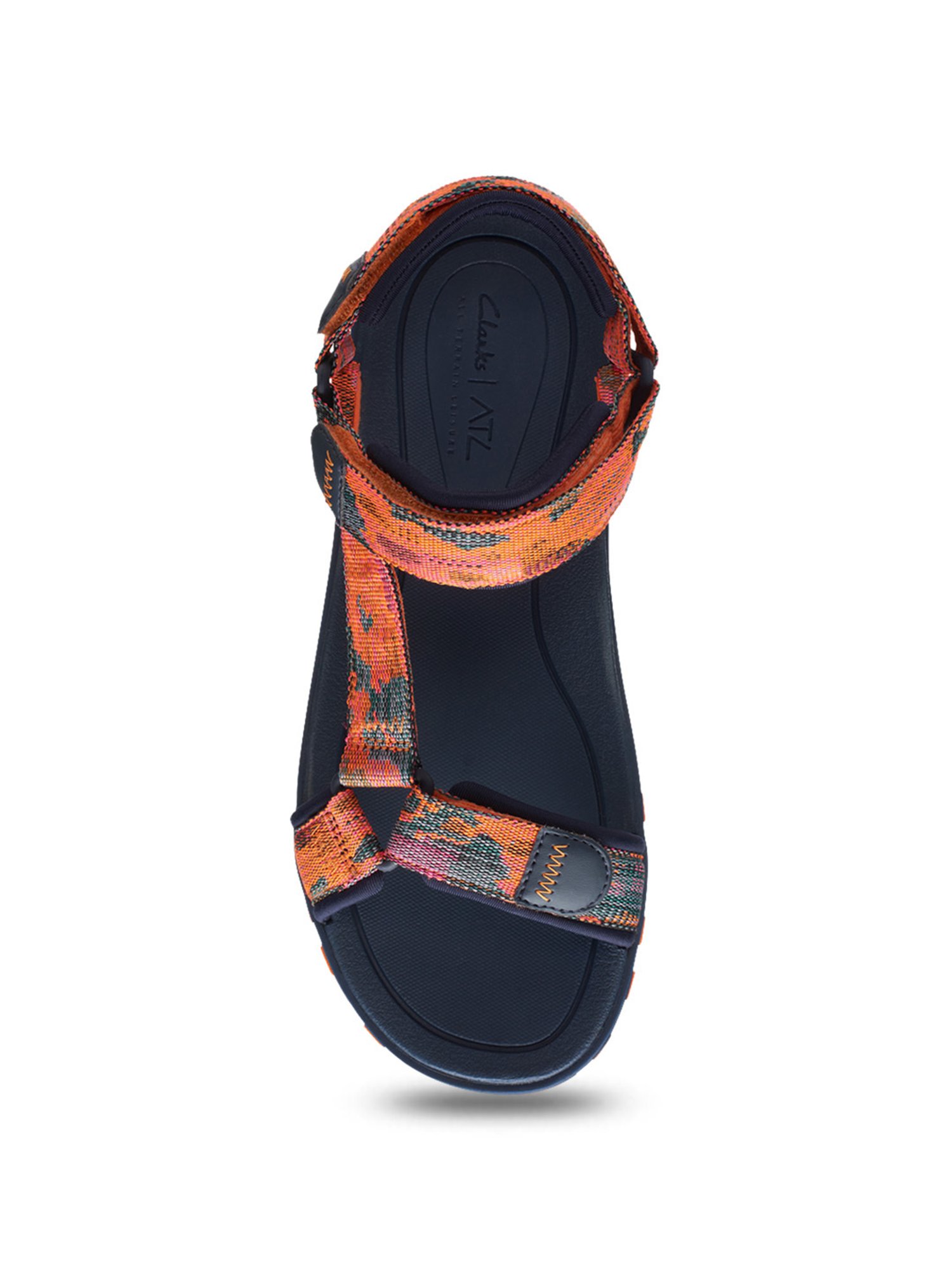 Clarks Men's ATL Trek Orange Floater Sandals