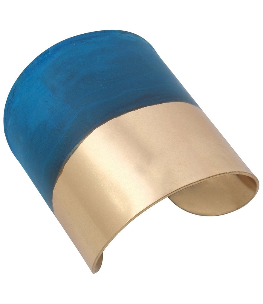 Robert Lee Morris Soho Patina Wide Cuff Bracelet