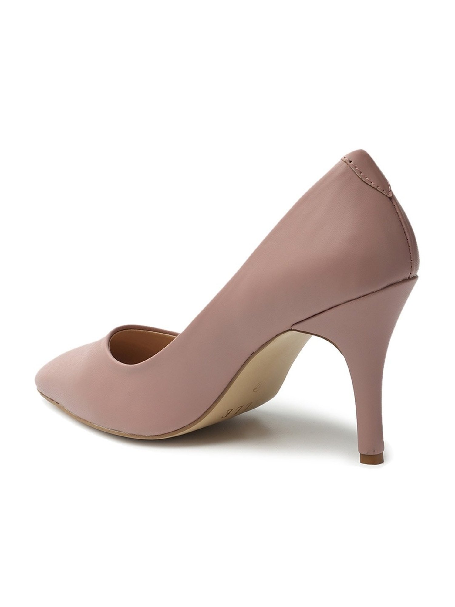 Elle Women's Nude Pink Stiletto Pumps