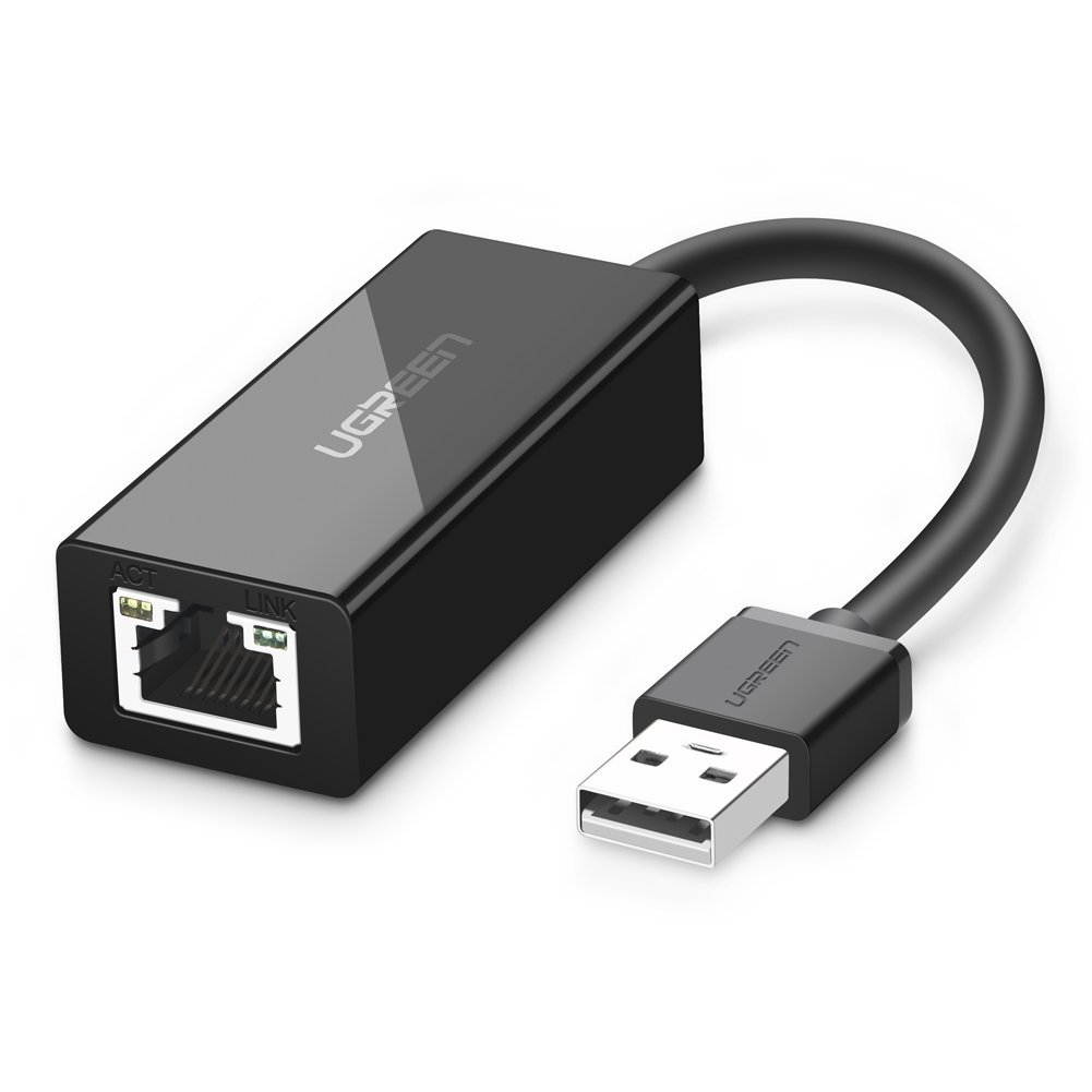 Wanmingtek Ethernet Adapter USB 2.0 to 10/100 Network RJ45 Lan Wired Adapter for Windows 10 8 8.1 7 XP Mac OS laptop PC Chromebook Smart, Black