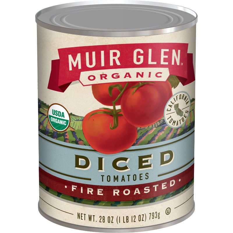 Muir Glen Organic Diced Fire Roasted Tomatoes - 28oz