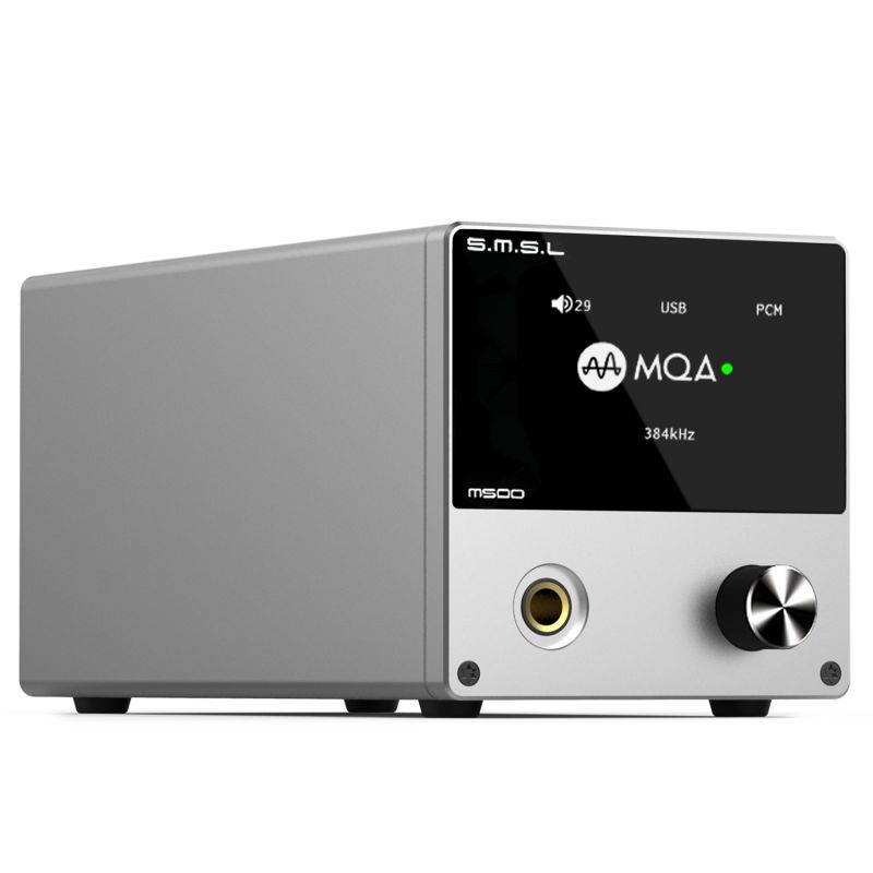 SMSL M500 MQA Decoder Headphone AMP ES9038PRO ES9311 XMOS XU-21632bit 768kHz DSD512 Hi-Res Audio DAC Headphone Amplifier