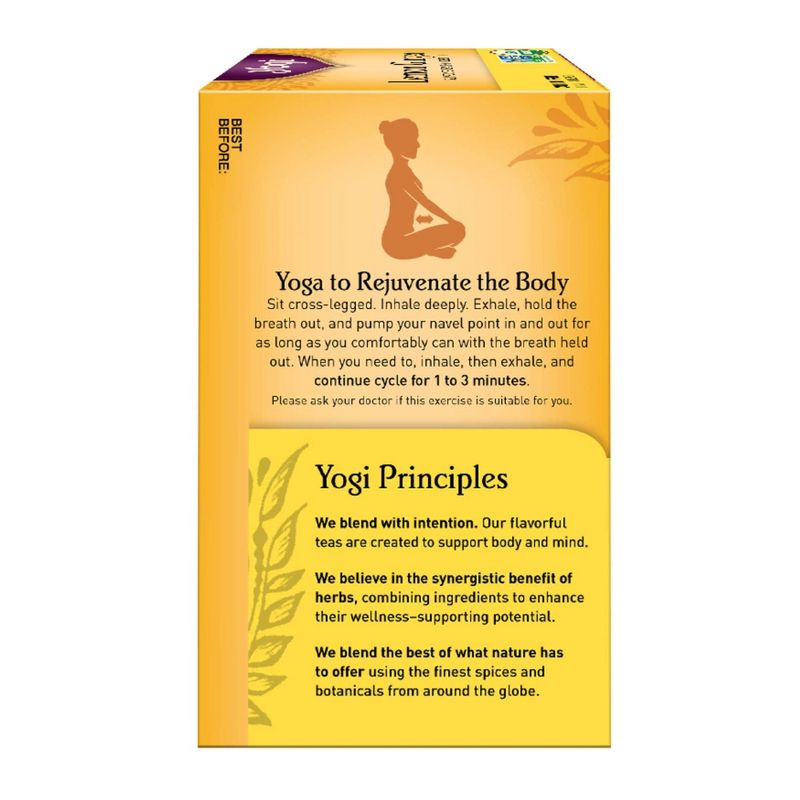 Yogi Tea Lemon Ginger Tea Bags - 16ct