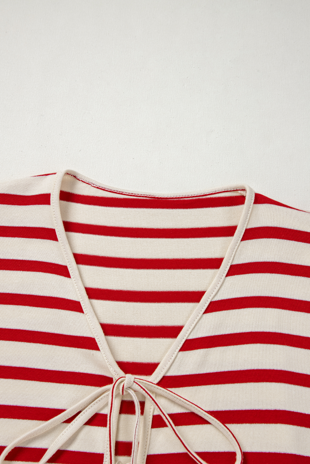 Skobeloff Textured Ruffle Split Top and Drawstring Shorts Set