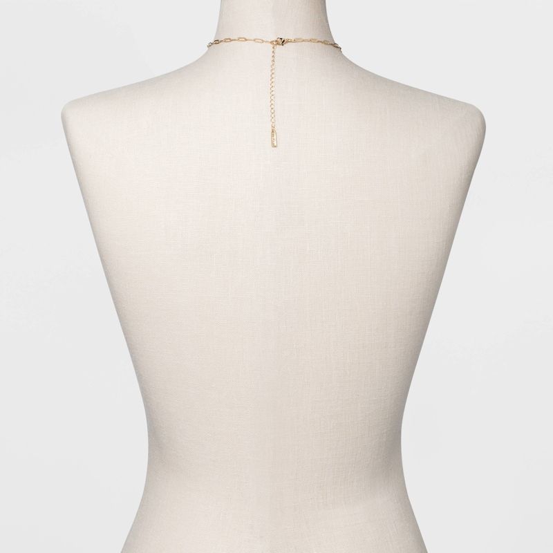 Women's Zirconite Necklace with 1mm Cubic Zirconia Triangle in Sterling Silver - Rhodium