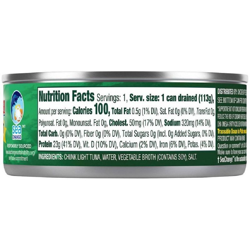 Chicken of the Sea Chunk Light Tuna in Water - 5oz