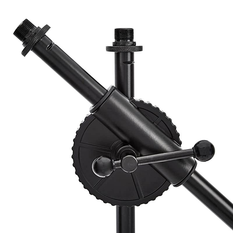 Tripod Boom Microphone Stand HeightAdjustable with Metal Base 31 53Foot