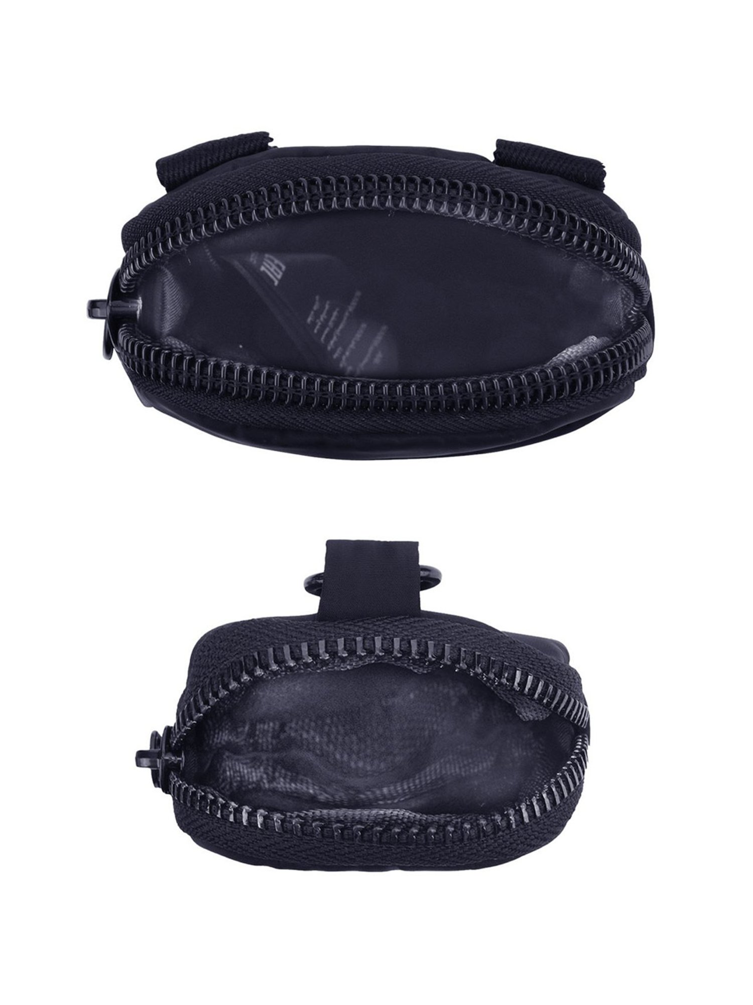 Accessorize London Black Fabric Solid Mobile Pouch