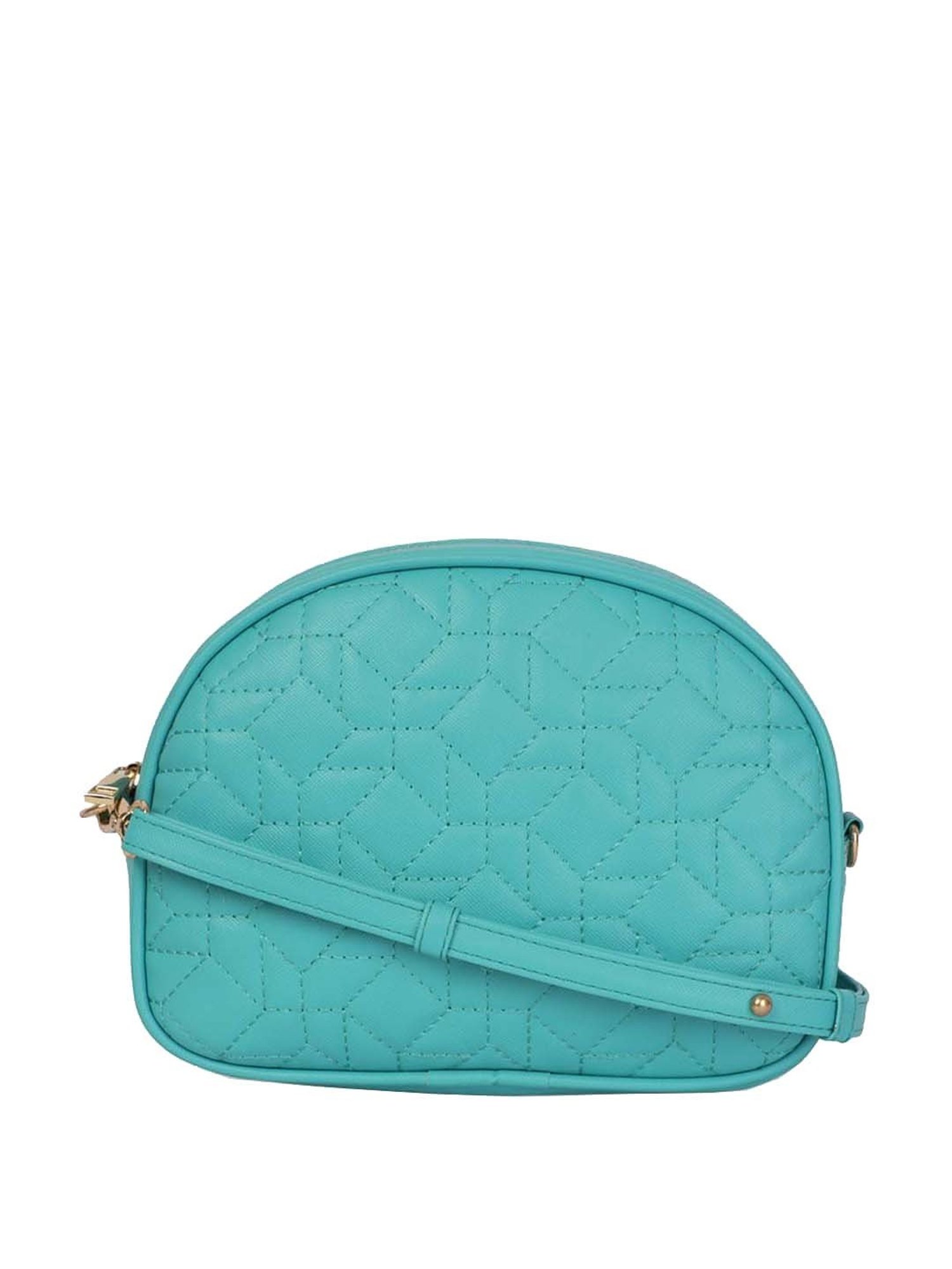 Bagsy Malone Blue Quilted Medium Sling Handbag