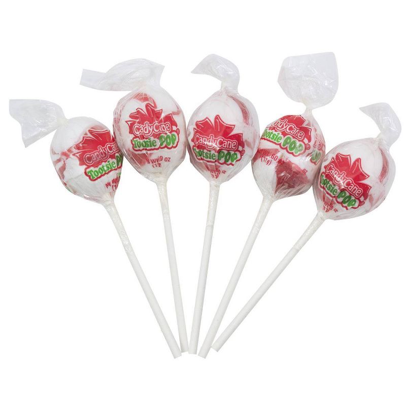 Tootsie Pop Holiday Candy Cane Pops - 9.6oz