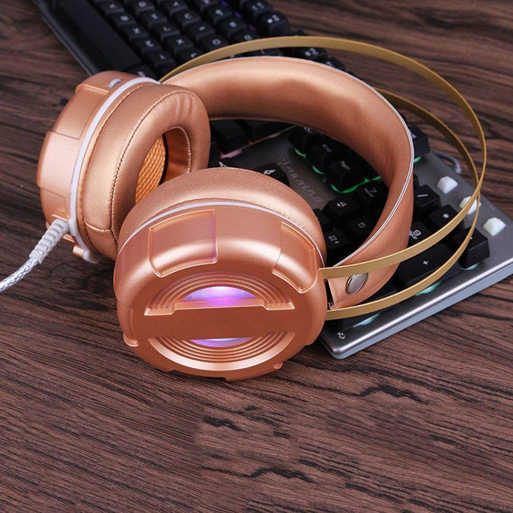 G3 Professional Headset With Super Bass Music Headband Noise Cancealing Headphone with Microphone Colorful LED Light