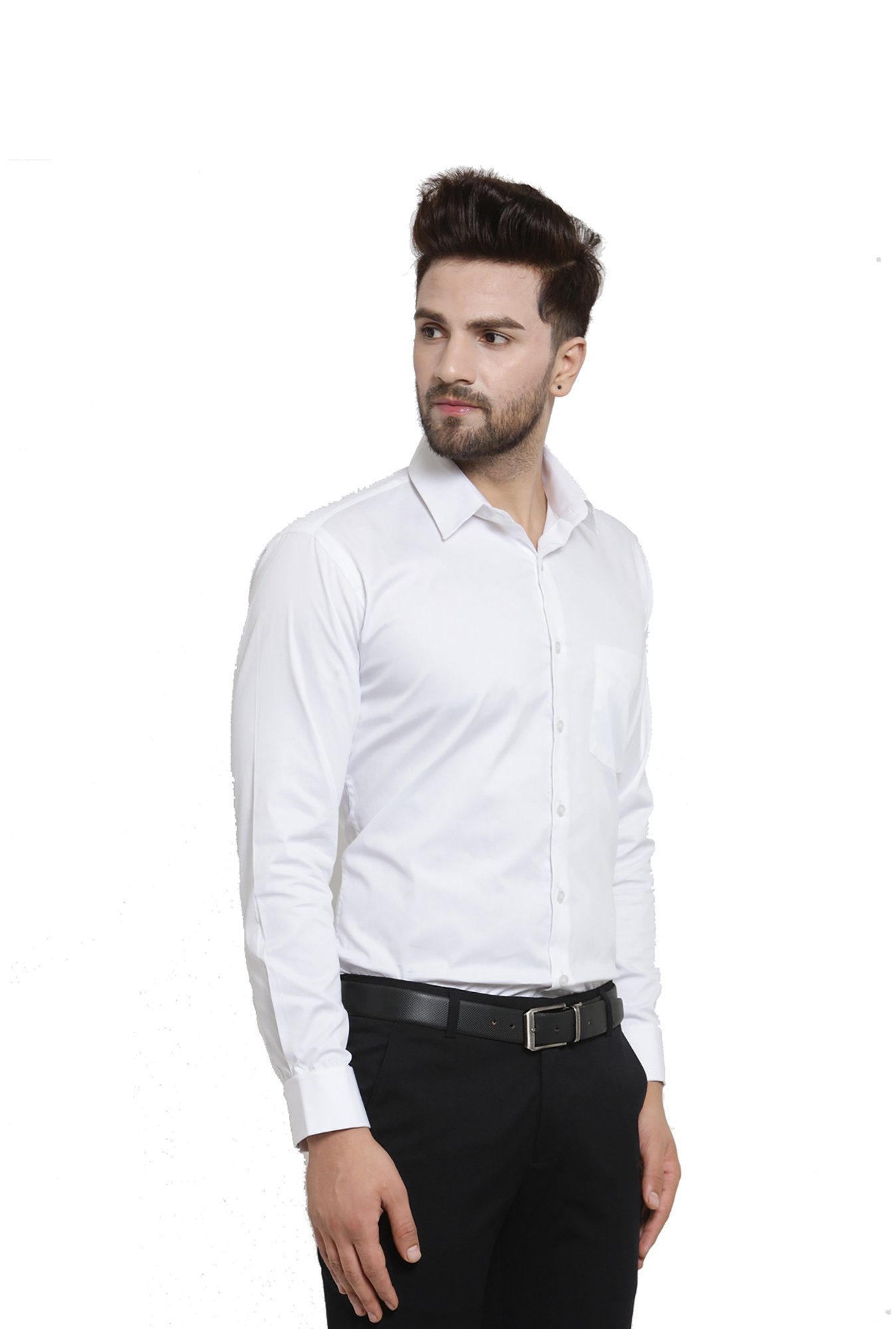 Hancock White Slim Fit Shirt