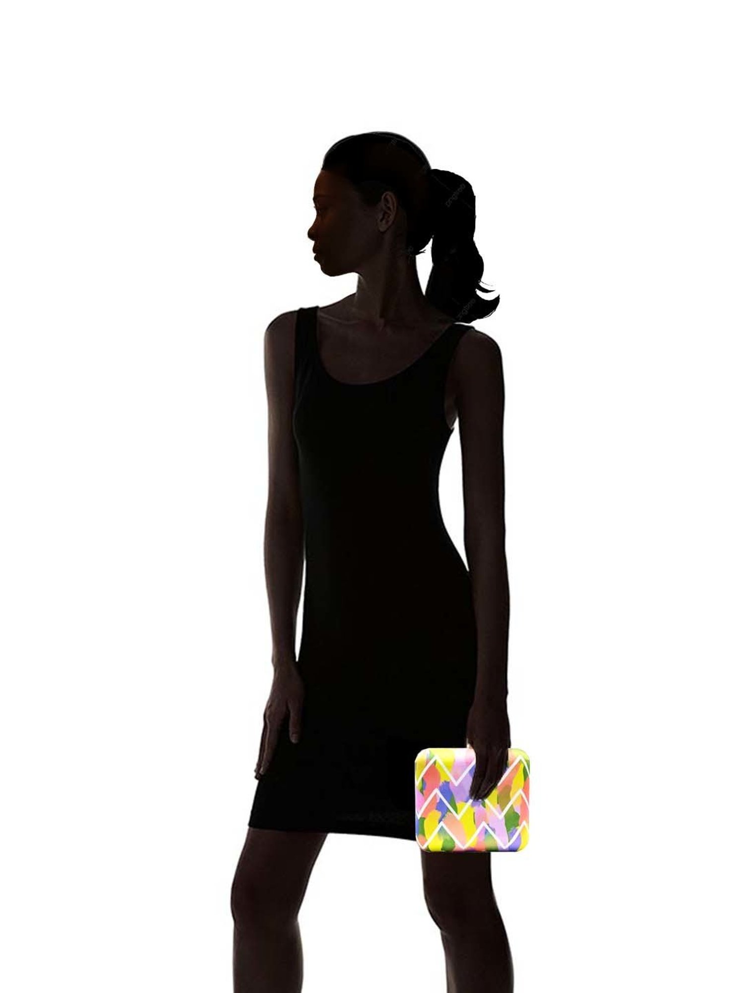 Sugarcrush Multicolor Printed Clutch