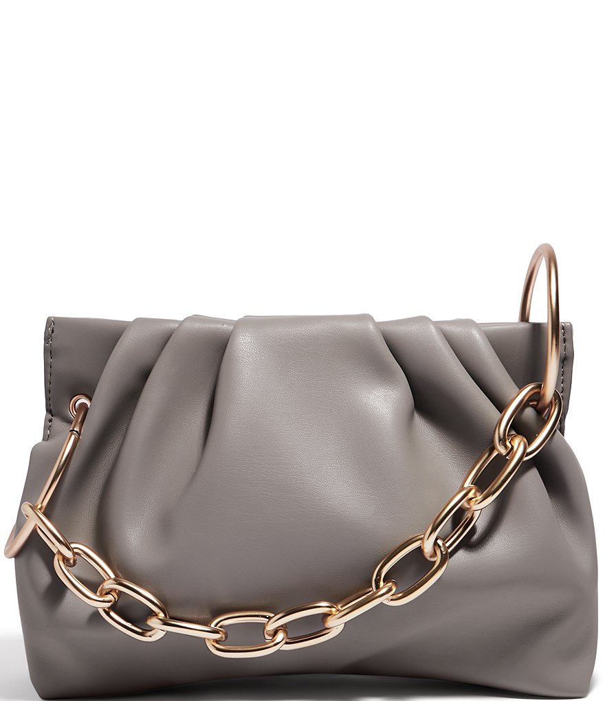 House of Want Chill Vegan Leather Chain Strap Framed Clutch Bag