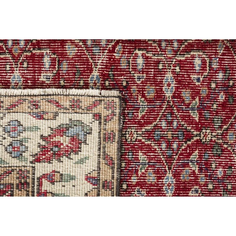 4'9"x8'4" Vintage One-of-a-Kind Annemaria Rug Red - Revival Rugs