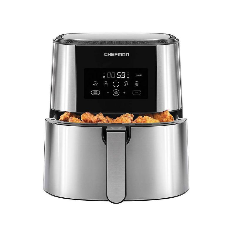 Chefman 8qt Digital Air Fryer - Silver